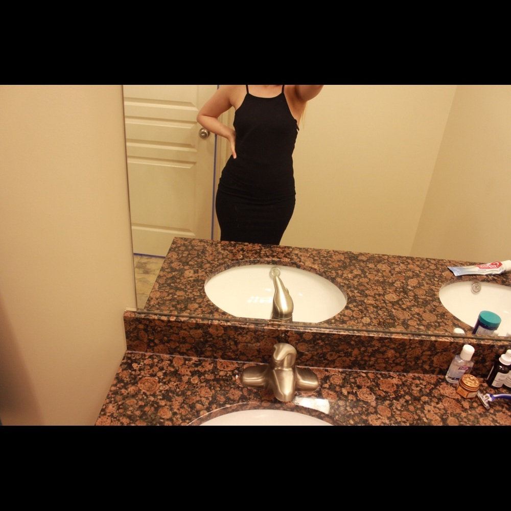 black Charlotte Russe dress